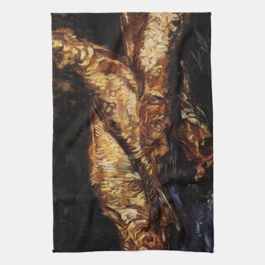 Stillleben mit Bloatern von Vincent van Gogh Geschirrtuch (Vertikal)