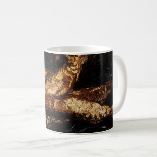 Stillleben mit Bloatern von Vincent van Gogh Kaffeetasse (VorderseiteRechts)