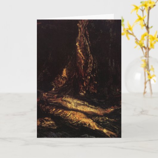 Stillleben mit Bloatern von Vincent van Gogh Karte (Gelbe Blume)