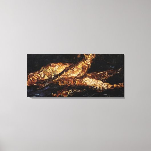 Stillleben mit Bloatern von Vincent van Gogh Leinwanddruck (Vorderseite)