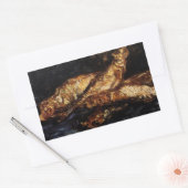 Stillleben mit Bloatern von Vincent van Gogh Rechteckiger Aufkleber (Umschlag)