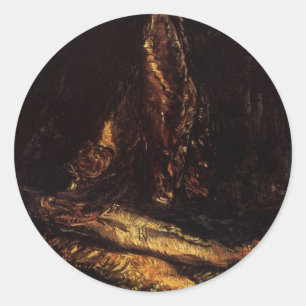 Stillleben mit Bloatern von Vincent van Gogh Runder Aufkleber