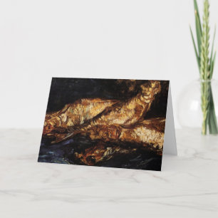 Stillleben mit Bloaters von Vincent van Gogh Karte