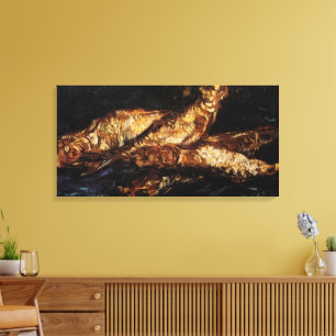 Stillleben mit Bloaters von Vincent van Gogh Leinwanddruck