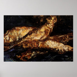 Stillleben mit Bloaters von Vincent van Gogh Poster
