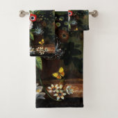 Stillleben mit Blume Badhandtuch Set (Insitu)