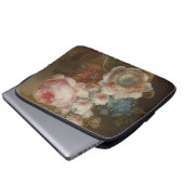 Stillleben mit Blume - Cornelis van Spaendonck Laptopschutzhülle (Vorne Knopf)