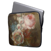 Stillleben mit Blume - Cornelis van Spaendonck Laptopschutzhülle (Vorderseite Links)