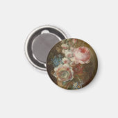 Stillleben mit Blume - Cornelis van Spaendonck Magnet (Vorderseite/Rückseite)