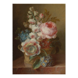 Stillleben mit Blume - Cornelis van Spaendonck Poster