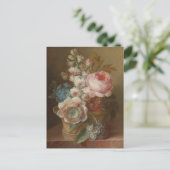 Stillleben mit Blume - Cornelis van Spaendonck Postkarte (Stehend Vorderseite)