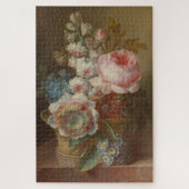 Stillleben mit Blume - Cornelis van Spaendonck Puzzle (Vertikal)