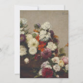 Stillleben mit Blume Einladung Hochzeit (Rückseite)