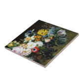 Stillleben mit Blume Fliese (Seite)