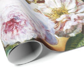 Stillleben mit Blume Geschenkpapier (Rolleneckpunkt)