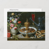 Stillleben mit Blume Goblet von Clara Peeters Po Postkarte (Vorne/Hinten)