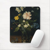 Stillleben mit Blume im Glas Mousepad (Mit Mouse)