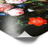 Stillleben mit Blume in einem Glass Vase Classic Fotodruck (Ecke)