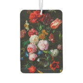 Stillleben mit Blume in einer Glasvase Autolufterfrischer (Rückseite)