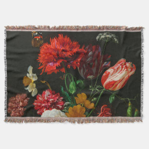 Stillleben mit Blume in einer Glasvase Decke