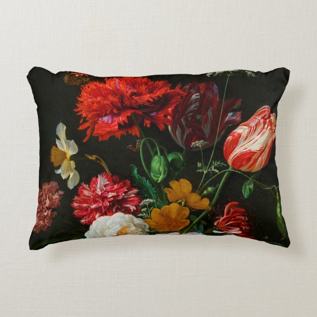 Stillleben mit Blume in einer Glasvase Dekokissen (Vorderseite)