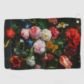 Stillleben mit Blume in einer Glasvase Golfhandtuch (Horizontal)