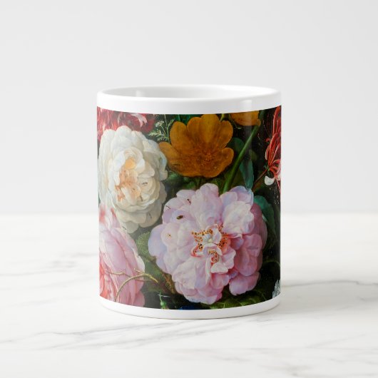 Stillleben mit Blume in einer Glasvase Jumbo-Tasse (Vorderseite)