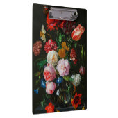 Stillleben mit Blume in einer Glasvase Klemmbrett (Rechts)