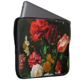 Stillleben mit Blume in einer Glasvase Laptopschutzhülle (Vorne Rechts)