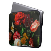 Stillleben mit Blume in einer Glasvase Laptopschutzhülle (Vorderseite Links)