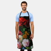 Stillleben mit Blume in einer Glasvase Schürze (Getragen)