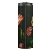 Stillleben mit Blume in einer Glasvase Thermosbecher (Rückseite)