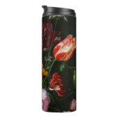 Stillleben mit Blume in einer Glasvase Thermosbecher (Nach rechts gedreht)