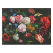 Stillleben mit Blume in einer Glasvase Tischdecke (Vorderseite (Horizontal))