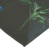 Stillleben mit Blume in einer Glasvase Tischdecke (Schrägansicht)