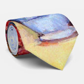 Stillleben mit Blume in einer Vase, Paul Cezanne Krawatte (Gerollt)