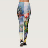 Stillleben mit Blume in einer Vase, Paul Cezanne Leggings (Rückseite)