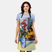 Stillleben mit Blume in einer Vase, Paul Cezanne Schürze (Getragen)