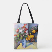 Stillleben mit Blume in einer Vase, Paul Cezanne Tasche (Rückseite)