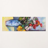 Stillleben mit Blume in einer Vase, Paul Cezanne Yogamatte (Vorderseite (Horizontal))