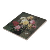 Stillleben mit Blume in Vase von Olaf Hermansen Fliese (Seite)