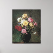 Stillleben mit Blume in Vase von Olaf Hermansen Leinwanddruck (Vorderseite)