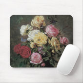 Stillleben mit Blume in Vase von Olaf Hermansen Mousepad (Mit Mouse)