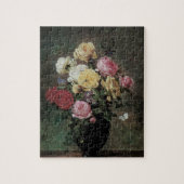 Stillleben mit Blume in Vase von Olaf Hermansen Puzzle (Vertikal)