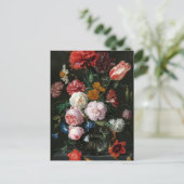 Stillleben mit Blume | Jan Davidsz de Heem Postkarte (Stehend Vorderseite)