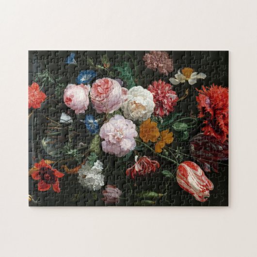 Stillleben mit Blume | Jan Davidsz de Heem Puzzle (Horizontal)