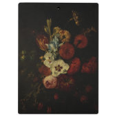 Stillleben mit Blume Klemmbrett (Rückseite)