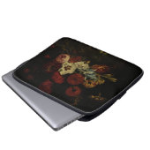 Stillleben mit Blume Laptopschutzhülle (Vorne Knopf)