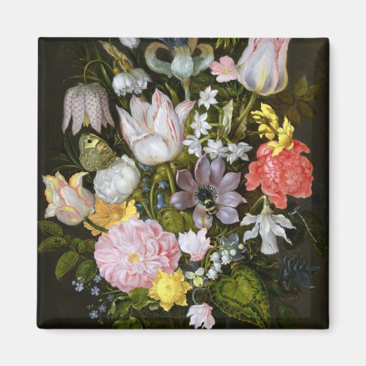 Stillleben mit Blume Magnet (Vorne)