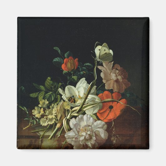 Stillleben mit Blume Magnet (Vorne)